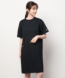CHAMPION/チャンピオン  ルーズシルエット/無地ワンポイントロゴTシャツワンピース  CW-V322