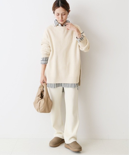 FRAMeWORK（フレームワーク）の「ラグランスリーブワイドプルオーバー4◆（ニット/セーター・レディース・ネイビー/アイボリー/グレー/サックスブルー/ピンク・FREE）」の22枚目の写真