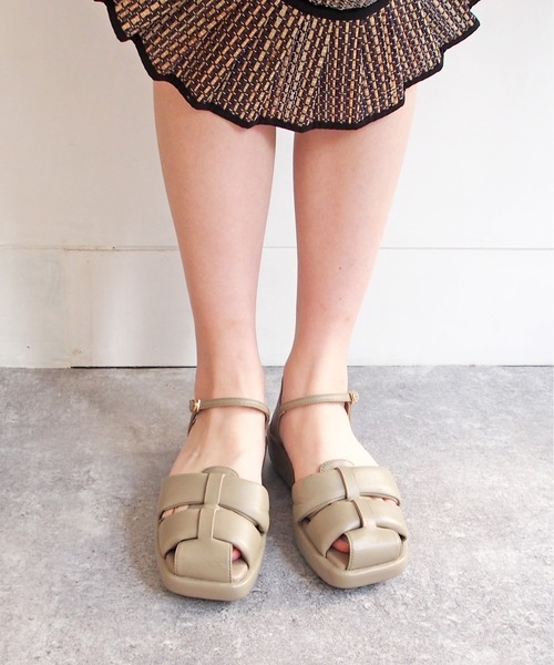 cava cava（サヴァサヴァ）の「パデッドグルカサンダル　-7420077（サンダル・レディース・オリーブ/ライトベージュ/ブラック・23.0cm/24.5cm/23.5cm/22.5cm/24.0cm）」の20枚目の写真