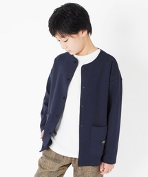 GLAZOS | ダンボールニット・ドロップショルダーフロントスナップカーディガン【セットアップ対応】(カーディガン/ボレロ)