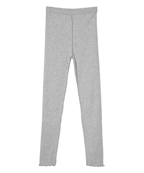 Re:EDIT（リエディ）の「裾メローリブレギンス（レギンス/スパッツ・レディース・ブラック/ダークグレー/グレー・MEDIUM）」の12枚目の写真