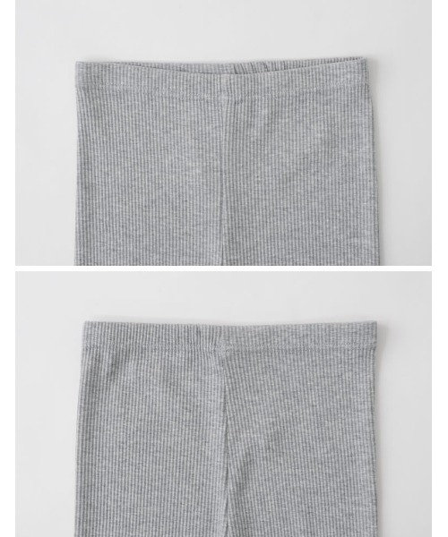 Re:EDIT（リエディ）の「裾メローリブレギンス（レギンス/スパッツ・レディース・ブラック/ダークグレー/グレー・MEDIUM）」の13枚目の写真