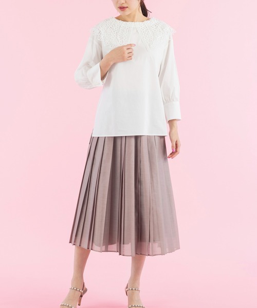 レース襟ワンピース（51015404） | Rose Tiara (Women