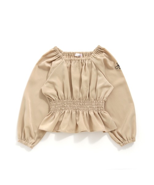 JENNI love（ジェニィラブ）の「ウエストシャーリングトップス（Tシャツ/カットソー・キッズ・ブラック/ベージュ/ピンク・160cm/130cm/150cm/140cm）」の12枚目の写真