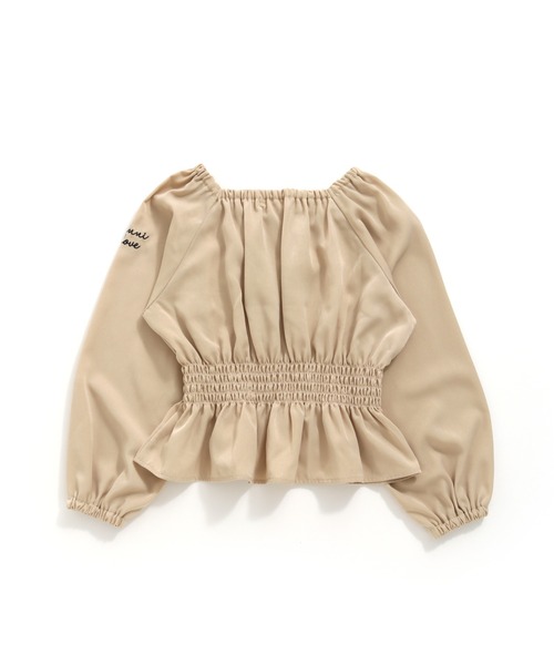 JENNI love（ジェニィラブ）の「ウエストシャーリングトップス（Tシャツ/カットソー・キッズ・ブラック/ベージュ/ピンク・160cm/130cm/150cm/140cm）」の13枚目の写真