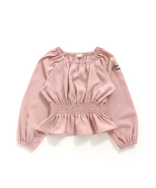 JENNI love（ジェニィラブ）の「ウエストシャーリングトップス（Tシャツ/カットソー・キッズ・ブラック/ベージュ/ピンク・160cm/130cm/150cm/140cm）」の14枚目の写真