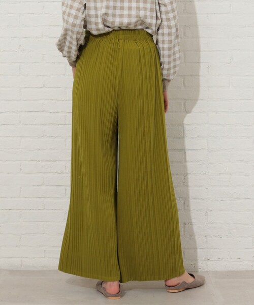 Cutie Blonde(キューティーブロンド)の「◆【S-L】楽してこなれ見え 柔らか カラープリーツパンツ(その他パンツ・レディース・ライトグリーン/チャコールグレー/アイボリー/グレー/ブラック/黄緑系・01/02/03)」の10枚目の写真