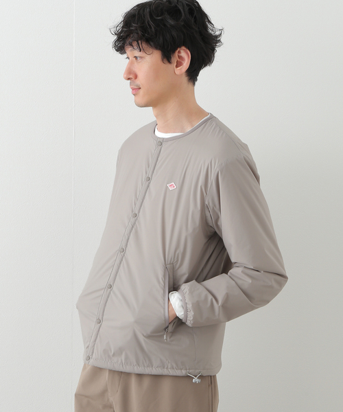 417 EDIFICE(フォーワンセブンエディフィス)の「【DANTON / ダントン】INSULATION JACKET(ブルゾン・メンズ・カーキ/ネイビー/ブラック/ベージュ・MEDIUM/X-LARGE/LARGE)」の1枚目の写真