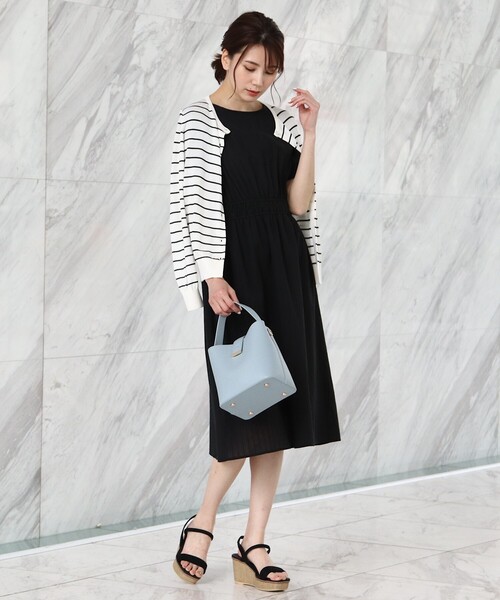 SOUP（スープ）の「◆洗える・上品フェミニン/フィット＆フレアカラミレースワンピース（ワンピース・レディース・ブラック/ブラウン系その他/ライトパープル・11/15 /13/09/07）」の8枚目の写真