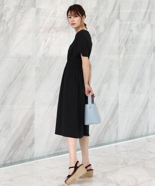 SOUP（スープ）の「◆洗える・上品フェミニン/フィット＆フレアカラミレースワンピース（ワンピース・レディース・ブラック/ブラウン系その他/ライトパープル・11/15 /13/09/07）」の10枚目の写真