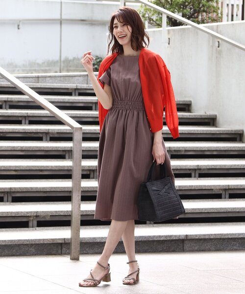 SOUP（スープ）の「◆洗える・上品フェミニン/フィット＆フレアカラミレースワンピース（ワンピース・レディース・ブラック/ブラウン系その他/ライトパープル・11/15 /13/09/07）」の11枚目の写真