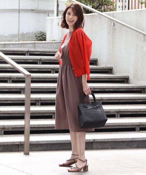 SOUP（スープ）の「◆洗える・上品フェミニン/フィット＆フレアカラミレースワンピース（ワンピース・レディース・ブラック/ブラウン系その他/ライトパープル・11/15 /13/09/07）」の13枚目の写真