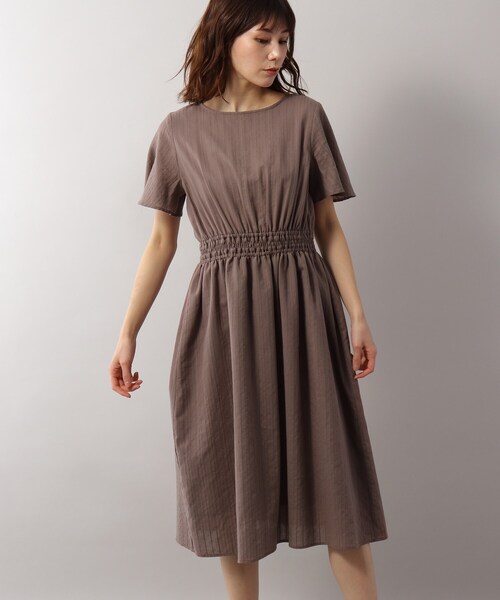 SOUP（スープ）の「◆洗える・上品フェミニン/フィット＆フレアカラミレースワンピース（ワンピース・レディース・ブラック/ブラウン系その他/ライトパープル・11/15 /13/09/07）」の17枚目の写真