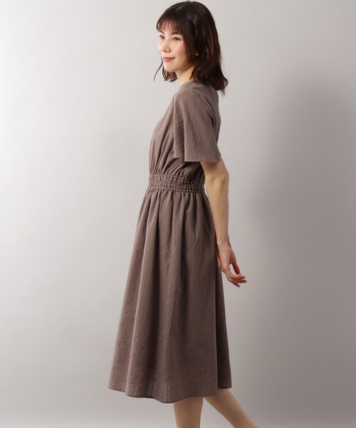 SOUP（スープ）の「◆洗える・上品フェミニン/フィット＆フレアカラミレースワンピース（ワンピース・レディース・ブラック/ブラウン系その他/ライトパープル・11/15 /13/09/07）」の18枚目の写真