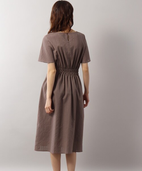 SOUP（スープ）の「◆洗える・上品フェミニン/フィット＆フレアカラミレースワンピース（ワンピース・レディース・ブラック/ブラウン系その他/ライトパープル・11/15 /13/09/07）」の19枚目の写真