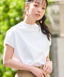 coen | リピT・綿100%USAコットンハイネックTシャツ#(Tシャツ/カットソー)