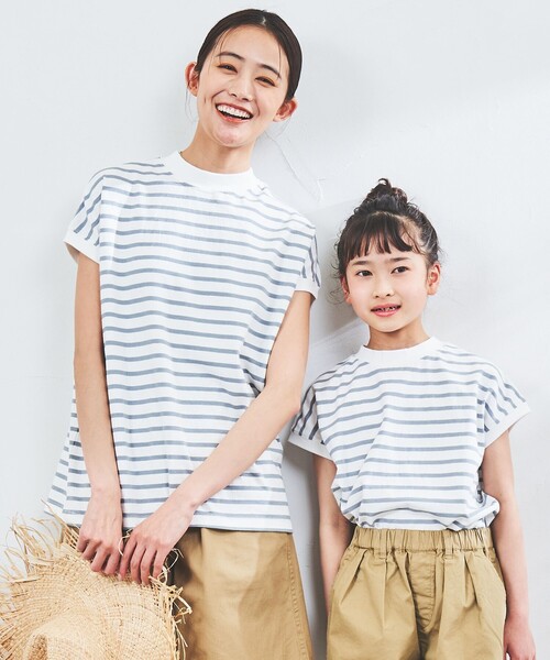 coen(コーエン)の「リピT・綿100%USAコットンハイネックTシャツ#(Tシャツ/カットソー・レディース・ホワイト/ライトグレー/モカ/ベージュ/その他1/ダークグレー/ブラック/ケリー/その他2/ライトブルー/シャーベット/ナチュラル/その他3/その他4/オレンジ・L/M)」の3枚目の写真