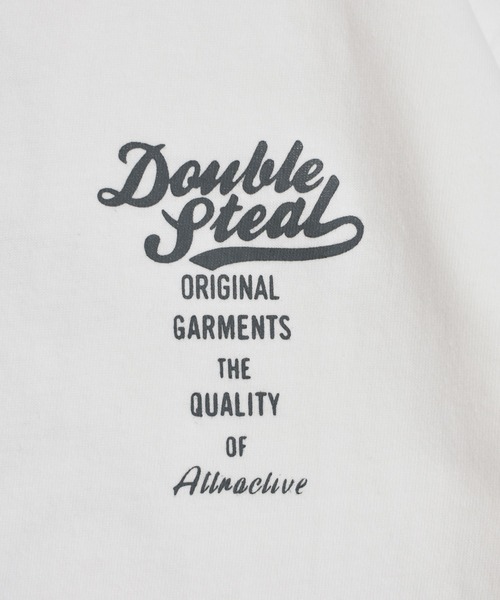 DOUBLE STEAL(ダブルスティール)の「Street Girl 半袖Tシャツ(Tシャツ/カットソー・メンズ・ホワイト/ミント/ライトベージュ/ブラック・LARGE/MEDIUM/X-LARGE)」の7枚目の写真