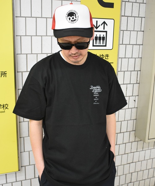 DOUBLE STEAL(ダブルスティール)の「Street Girl 半袖Tシャツ(Tシャツ/カットソー・メンズ・ホワイト/ミント/ライトベージュ/ブラック・LARGE/MEDIUM/X-LARGE)」の12枚目の写真