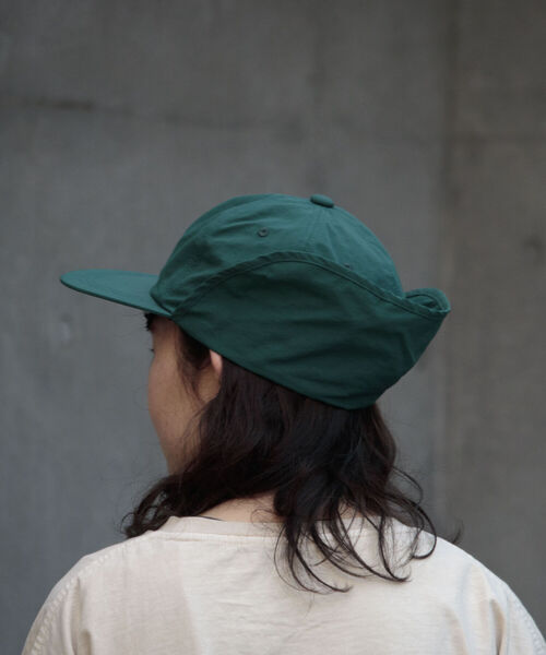 GLOSTER（グロスター）の「【GLOSTER/グロスター】NYLON SUN SHADE CAP ナイロンサンシェイドキャップ（キャップ・メンズ・ブラック/ベージュ/グリーン・FREE）」の7枚目の写真
