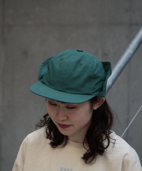 GLOSTER（グロスター）の「【GLOSTER/グロスター】NYLON SUN SHADE CAP ナイロンサンシェイドキャップ（キャップ・メンズ・ブラック/ベージュ/グリーン・FREE）」の9枚目の写真