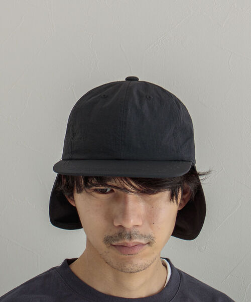 GLOSTER（グロスター）の「【GLOSTER/グロスター】NYLON SUN SHADE CAP ナイロンサンシェイドキャップ（キャップ・メンズ・ブラック/ベージュ/グリーン・FREE）」の10枚目の写真
