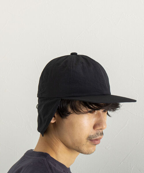 GLOSTER（グロスター）の「【GLOSTER/グロスター】NYLON SUN SHADE CAP ナイロンサンシェイドキャップ（キャップ・メンズ・ブラック/ベージュ/グリーン・FREE）」の11枚目の写真