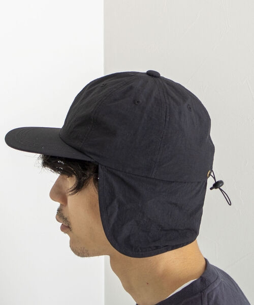 GLOSTER（グロスター）の「【GLOSTER/グロスター】NYLON SUN SHADE CAP ナイロンサンシェイドキャップ（キャップ・メンズ・ブラック/ベージュ/グリーン・FREE）」の12枚目の写真