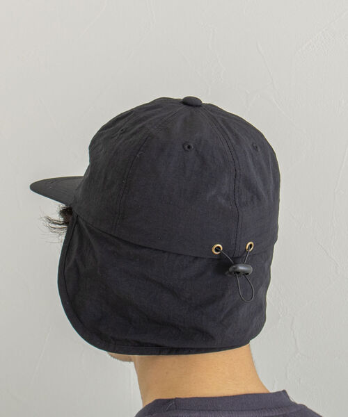 GLOSTER（グロスター）の「【GLOSTER/グロスター】NYLON SUN SHADE CAP ナイロンサンシェイドキャップ（キャップ・メンズ・ブラック/ベージュ/グリーン・FREE）」の13枚目の写真