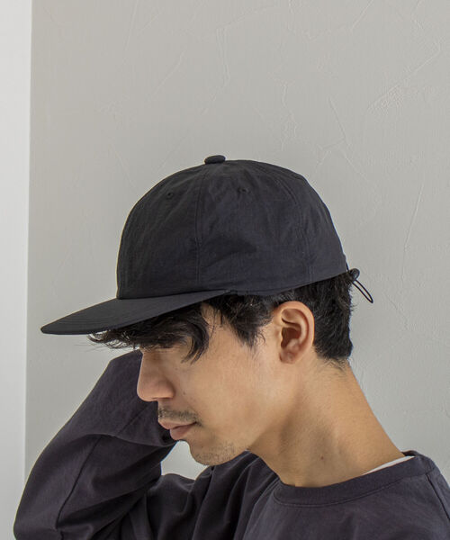 GLOSTER（グロスター）の「【GLOSTER/グロスター】NYLON SUN SHADE CAP ナイロンサンシェイドキャップ（キャップ・メンズ・ブラック/ベージュ/グリーン・FREE）」の15枚目の写真