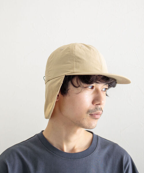 GLOSTER（グロスター）の「【GLOSTER/グロスター】NYLON SUN SHADE CAP ナイロンサンシェイドキャップ（キャップ・メンズ・ブラック/ベージュ/グリーン・FREE）」の18枚目の写真