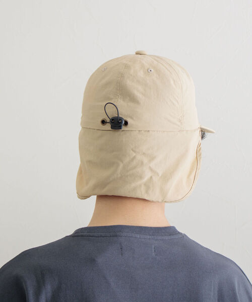GLOSTER（グロスター）の「【GLOSTER/グロスター】NYLON SUN SHADE CAP ナイロンサンシェイドキャップ（キャップ・メンズ・ブラック/ベージュ/グリーン・FREE）」の20枚目の写真