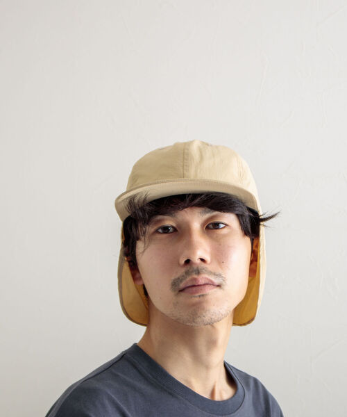 GLOSTER（グロスター）の「【GLOSTER/グロスター】NYLON SUN SHADE CAP ナイロンサンシェイドキャップ（キャップ・メンズ・ブラック/ベージュ/グリーン・FREE）」の21枚目の写真