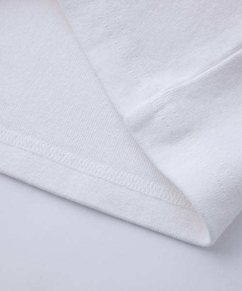 X-girl（エックスガール）の「TO THE FRONT S/S BABY TEE/ラメ　チビT/ロゴTシャツ（Tシャツ/カットソー・レディース・ブラック/ホワイト/パープル・M/S）」の11枚目の写真