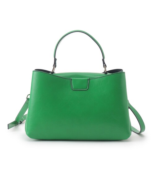 INDIVI（インディヴィ）の「◆【2WAY】エナメルスモールバッグ（トートバッグ・レディース・グリーン系その他5/ブラック系4/シルバー系4・00）」の19枚目の写真