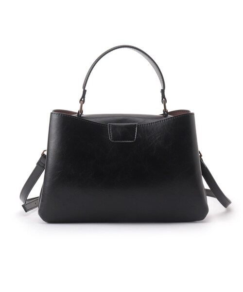 INDIVI（インディヴィ）の「◆【2WAY】エナメルスモールバッグ（トートバッグ・レディース・グリーン系その他5/ブラック系4/シルバー系4・00）」の18枚目の写真