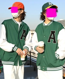 サガラ刺繍スタジャン