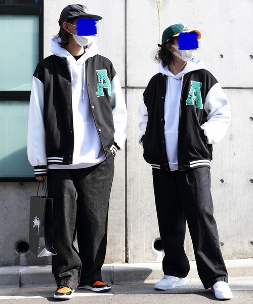 ８(eight)（エイト）の「サガラ刺繍スタジャン（スタジャン・メンズ・ブラック/グリーン/ブルー系その他・MEDIUM/LARGE）」の20枚目の写真