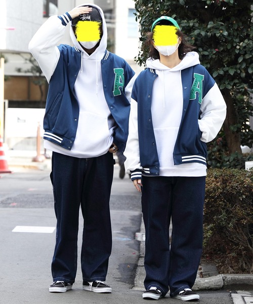 ８(eight)（エイト）の「サガラ刺繍スタジャン（スタジャン・メンズ・ブラック/グリーン/ブルー系その他・MEDIUM/LARGE）」の17枚目の写真