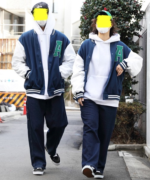 ８(eight)（エイト）の「サガラ刺繍スタジャン（スタジャン・メンズ・ブラック/グリーン/ブルー系その他・MEDIUM/LARGE）」の22枚目の写真