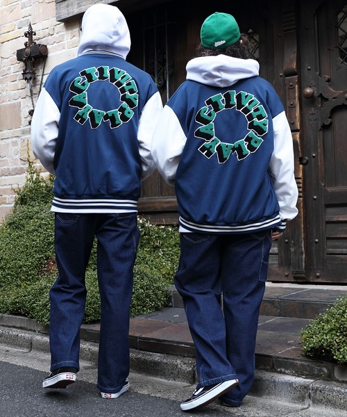 ８(eight)（エイト）の「サガラ刺繍スタジャン（スタジャン・メンズ・ブラック/グリーン/ブルー系その他・MEDIUM/LARGE）」の18枚目の写真