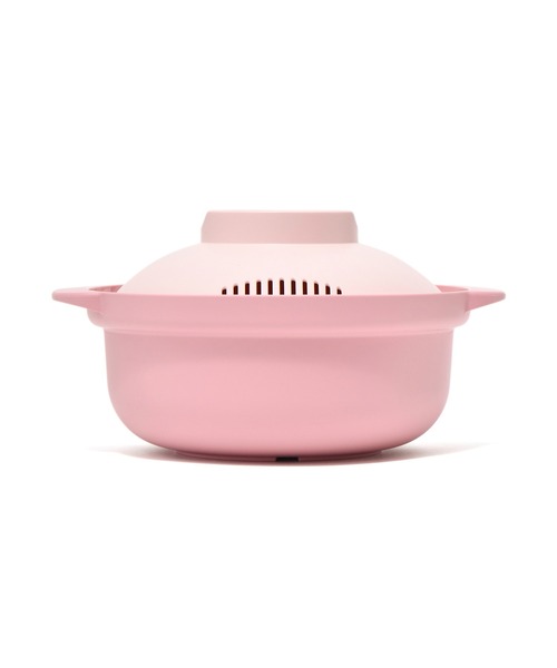 Francfranc（フランフラン）の「らくチン レンジ調理鍋 ピンク（鍋/フライパン・レディース・ピンク・FREE）」の2枚目の写真