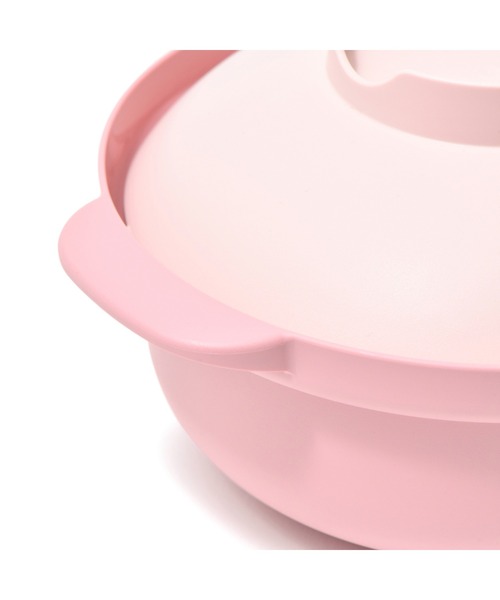 Francfranc（フランフラン）の「らくチン レンジ調理鍋 ピンク（鍋/フライパン・レディース・ピンク・FREE）」の4枚目の写真