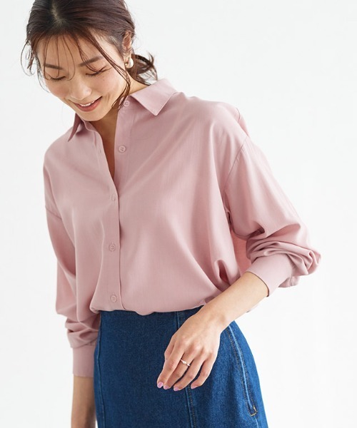 L'Appartement コルピエロ 23SSとろみシャツブラウス L´Appartement コルピエロ 23SSとろみシャツブラウス