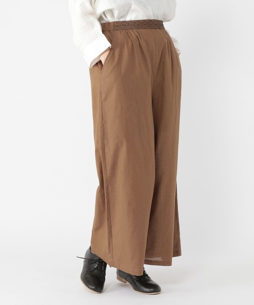 studio CLIP(スタディオクリップ)の「【はなさんコラボ】幾何学柄刺繍パンツ(その他パンツ・レディース・スモーク/ブラウン/グリーン・FREE/TF/PF)」の15枚目の写真