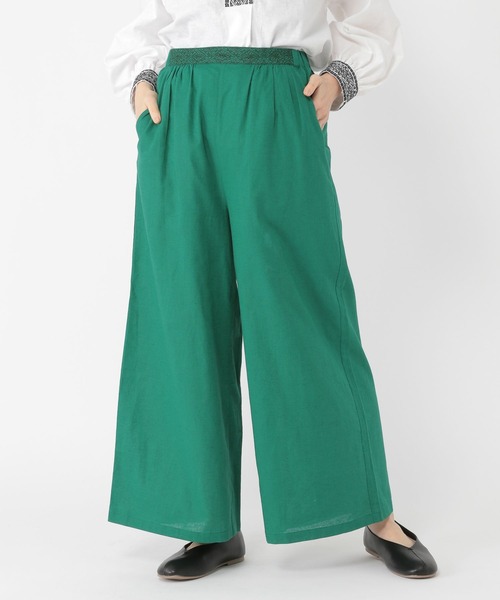 studio CLIP(スタディオクリップ)の「【はなさんコラボ】幾何学柄刺繍パンツ(その他パンツ・レディース・スモーク/ブラウン/グリーン・FREE/TF/PF)」の16枚目の写真