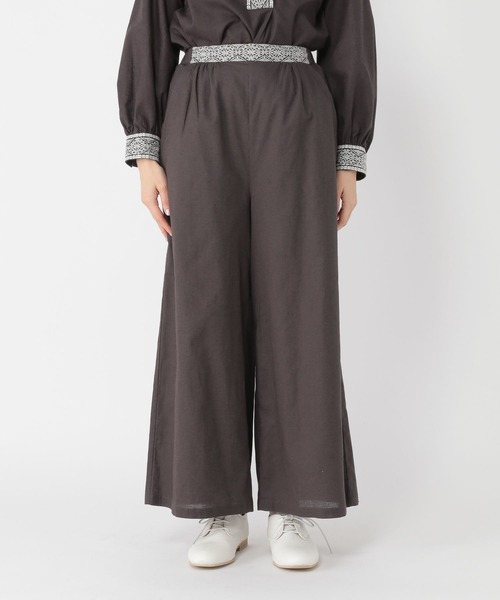 studio CLIP(スタディオクリップ)の「【はなさんコラボ】幾何学柄刺繍パンツ(その他パンツ・レディース・スモーク/ブラウン/グリーン・FREE/TF/PF)」の20枚目の写真