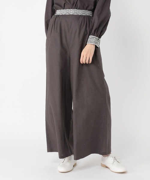 studio CLIP(スタディオクリップ)の「【はなさんコラボ】幾何学柄刺繍パンツ(その他パンツ・レディース・スモーク/ブラウン/グリーン・FREE/TF/PF)」の14枚目の写真