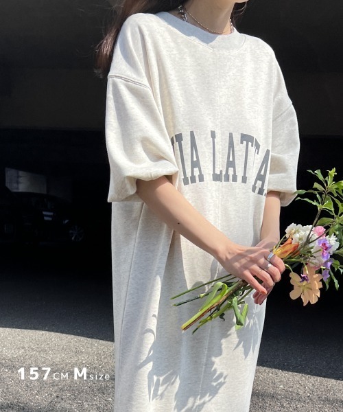 Bab（バブ）の「【低身長向け・高身長向けサイズあり】袖ボリューム前後２WAYマーメイドスウェットワンピース（ワンピース・レディース・杢グレー/グレー/ライトグリーン/チャコールグレー・TL/M/S）」の15枚目の写真