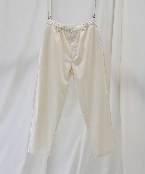 BACK NUMBER（バックナンバー）の「【接触冷感】【BACK NUMBER】「COOL」レギュラーイージーパンツ（その他パンツ・メンズ・オフホワイト/グリーン・XL/L/M/S）」の5枚目の写真